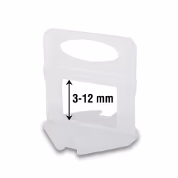 Indicateur de niveau de carrelage Rubi DELTA LEVEL SYSTEM; 3-12 mm; 1 mm; 200 unités