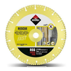 Disque à tronçonner diamanté Rubi RSQ SUPER PRO; 115 mm