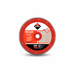 Disque à tronçonner diamant pour coupe humide Rubi CPX 250 PRO; 250 mm