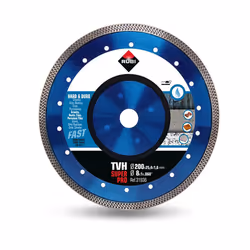 Disque à tronçonner diamant pour coupe humide Rubi TVH 200 SuperPro; 200 mm
