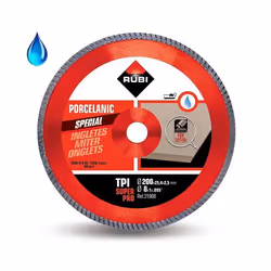 Disque à tronçonner diamant pour coupe humide Rubi TPI 200 SUPERPRO; 200 mm