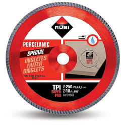 Disque à tronçonner diamant pour coupe humide Rubi TPI 250 SUPERPRO; 250 mm