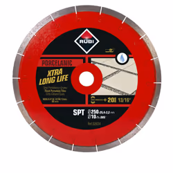 Disque à tronçonner diamant pour coupe humide Rubi SPT 250 PREMIUM; 250 mm