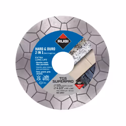 Disque à tronçonner diamanté Rubi TGS 115 SUPER PRO; 115 mm