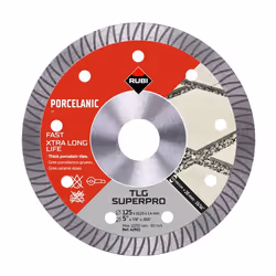 Disque à tronçonner diamanté Rubi TLG 125 EXT SUPERPRO; 125 mm