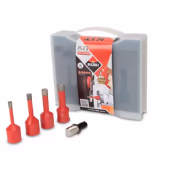 Configurer pour le perçage sur céramique et carreaux en grès Rubi 50938; 4 unités