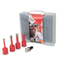 Configurer pour le perçage sur céramique et carreaux en grès Rubi 50938; 4 unités