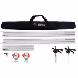 Équipement standard: Comprenant: - 2 Rails de Guidage de 155 cm chacun - 1 Rails de Guidage de 65 cm - Portée de coupe de 360 ...