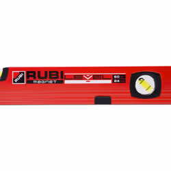 Niveau à bulle magnétique Rubi Level Magnet; 60 cm