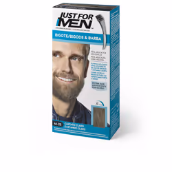 Gel Coloration moustache, barbe et favoris #marron clair