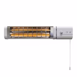 Soler &amp; Palau INFRARED-125, Chauffage électrique à infrarouge, Verre quartz, 0 - 30°, IP24, Intérieure, Mur
