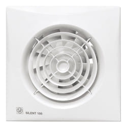 Soler & Palau SILENT-100 CZ ventilateur d'échappement Mur 95 m³/h 2400 tr/min Blanc