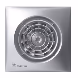 Soler & Palau Silent 100 CZ, Mur, Salle de bains, Argent, IP45, Classe II, 95 m³/h