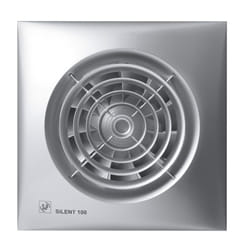 Soler & Palau Silent 100 CZ ventilateur d'échappement Mur 95 m³/h 2400 tr/min Argent