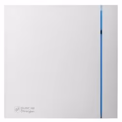 Soler & Palau SILENT-100 CHZ DESIGN ECOWATT, Mur, Salle de bains, Blanc, IP45, Classe II, 85 m³/h