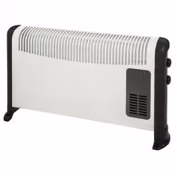 Soler & Palau TLS-501, Chauffage électrique à convecteur, Intérieure, Sol, Noir, Blanc, Rotatif, 2000 W