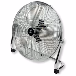 Soler & Palau TURBO-355 N, Ventilateur à lame domestique, Chrome, Sol, Table, 51 dB, 36 cm, 3120 m³/h