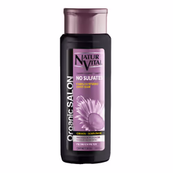 Naturaleza y Vida Organic Salon Shampoing pour cheveux teints 300 m, 300 ml, Shampoing, Non-professionnel, Unisexe, Cheveux c ...