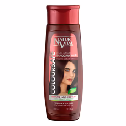 Naturaleza y Vida ColourSafe Masque Cheveux Acajou 300 ml, 300 ml, Unisexe, Cheveux colorés, Rouge, Correction des couleurs, ...