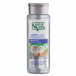 Naturaleza y Vida Silver Shampooing Silver 300 ml, 300 ml, Shampoing, Unisexe, Cheveux blonds, Argent, Protection de la coule ...