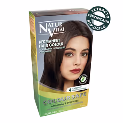 Naturaleza y Vida ColourSafe, Marron, Chestnut, Femmes, 150 ml, Tous types de cheveux, Maintien de la couleur, Nourrissant, B ...