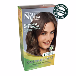 Naturaleza y Vida ColourSafe, Marron, Light Chestnut, Femmes, 150 ml, Tous types de cheveux, Maintien de la couleur, Nourriss ...