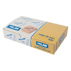 Milan CMM430 gomme à effacer Caoutchouc Blanc
