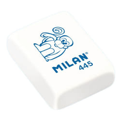 Milan CMM445 gomme à effacer Caoutchouc Rose, Blanc