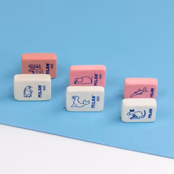 Milan CMM445 gomme à effacer Caoutchouc Rose, Blanc - Vue supplémentaire 4