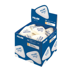 Milan CMM428 gomme à effacer Caoutchouc Blanc 28 pièce(s)