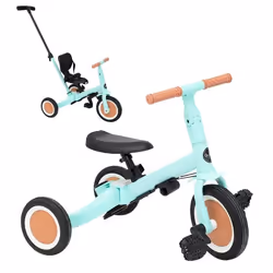 Tricycle évolutif - OLMITOS - GYRO - Guidon réglable - Pédales amovibles - Harnais de sécurité