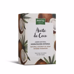 Luxana Phyto Nature Natural Coconut Oil, Peau, Savon en pain, Nettoyant, Hydratant, Rectangulaire, Noix de coco, 120 g