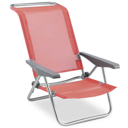 Eredu 991/TXR chaise de plage Corail Aluminium, Tissu Couché(e)/assis(e)