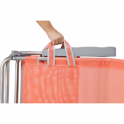 Eredu 991/TXR chaise de plage Corail Aluminium, Tissu Couché(e)/assis(e)
