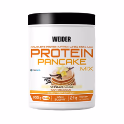 Weider Protein Pancake, Poudre, Isolation de la protéine de lactosérum, Vanille, 17 g, 202 kcal, 403 kcal