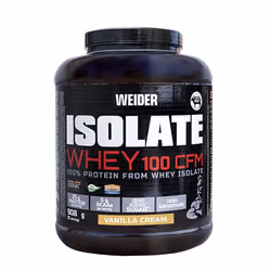 Weider Isolate Whey 100 Cfm Vanilla Cream, Poudre, Isolation de la protéine de lactosérum, Vanille, L-Alanine, L-Arginine, L- ...