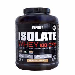 Weider Isolate Whey 100 Cfm Cookies & Cream, Poudre, Isolation de la protéine de lactosérum, Cookies et crème, L-Alanine, L-A ...