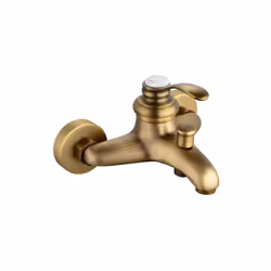 Le mitigeur bain-douche BYRON vieux-bronze apporte une touche traditionnelle à votre salle de bain. Caractéristiques : Mécani ...