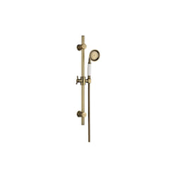 Edouard Rousseau - Combi-barre de douche avec douchette retro - 1 Jet - Vieux Bronze