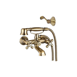 Edouard Rousseau - Mélangeur bain douche retro - Vieux Bronze