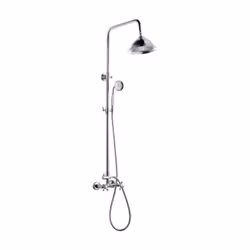 Description générale Colonne de douche en acier inoxydable avec un design élégant en chrome. Cette colonne est équipée d'une  ...