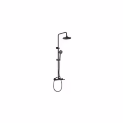 - Tête de douche orientable - 5 jets - Picots anticalcaire - Bras télescopique et rotatif - Flexible double agrafage - Butée ...