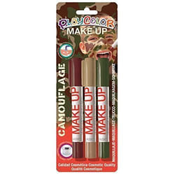 Playcolor 01040 - COMMUTATEUR KVM - MAKE UP 3 pcs CAMOUFLAGE - Stick de maquillage sans parabènes