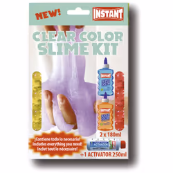 Maped Clear Color Slime Kit, 610 ml, Gel, Flacon de colle