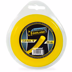 FIL DE DISTRIBUTION POUR DÉBROUSSAILLEUSE 20m Ø2,0mm ROND 71021R2020 GUIRLANDE FIL DE DISTRIBUTION POUR DÉBROUSSAILLEUSE 20m  ...