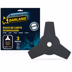 S.Of. Lame 3d Pour Débroussailleuse Dimensions: 255x25,4x1,4mm (largeur/Ø Intérieur/Hauteur) 7100255143 Garland