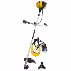 Garland 921G-V18, Débroussailleuse, Poignée arrondie, Noir, Métallique, Jaune, 51,7 cm³, 109 dB, 111 dB