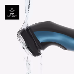 Taurus 3 Side Shave IPX7 Rasoir rotatif Tondeuse Noir, Bleu - Vue supplémentaire 4