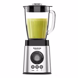Taurus Power Total 2000 2,2 L Mélangeur de table 2000 W Noir, Acier inoxydable