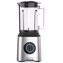 Taurus PRIOR INOX 1500, Mélangeur de table, 1,5 L, Fonction d'impulsion, Pileur de glace, 1500 W, Noir, Acier inoxydable, Tra ...